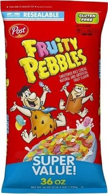 Fruit Flavor Sweetened Rice Cereal