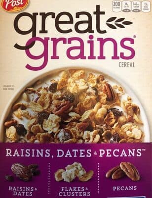 Raisins, Dates & Pecans Cereal