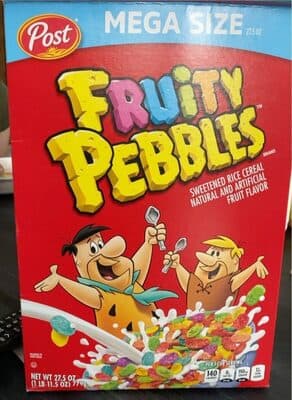 Fruit Flavor Sweetened Rice Cereal