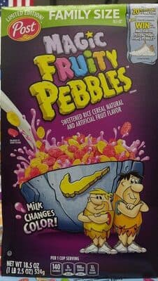 Post Magic Fruity Pebbles Cereal