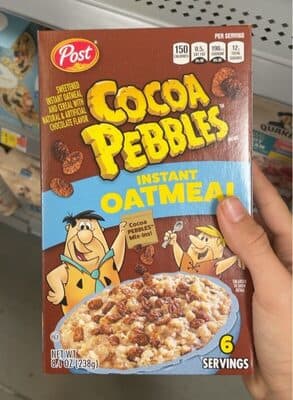Cocoa Pebbles Instant Oatmeal