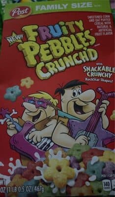 Fruity Pebbles Crunched