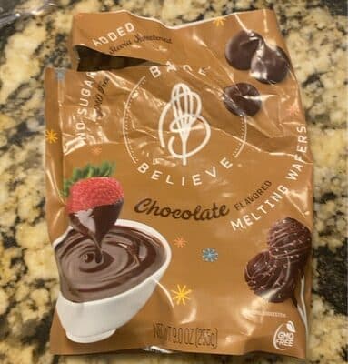 Chocolate Flavored Melting Wafers