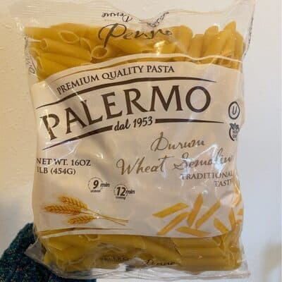 Durum Wheat Semolina Pasta, Penne
