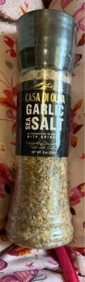 Garlic sea salt all natural