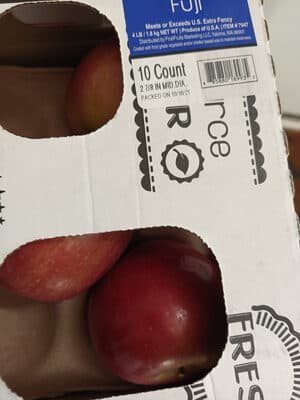 Fuji apples
