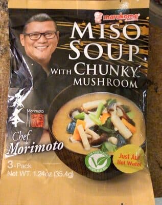 Miso Soup With Chunky Mushroom