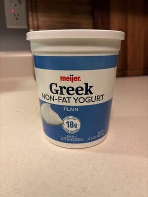Plain Greek Strained Nonfat Yogurt