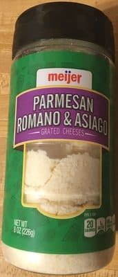 Parmesan Romano & Asiago Grated Cheeses