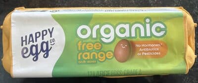 Organic Free Range Eggs
