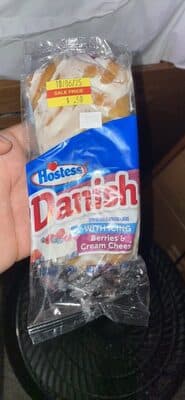 Berries & Cream Cheese Danish with Icing
