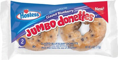 Glazed Blueberry Donuts