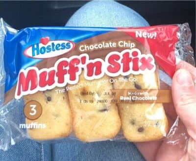 Chocolate Chip Muff'n Stix
