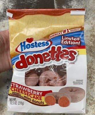 Strawberry Cheesecake Flavored Mini Donuts
