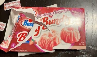 Strawberry Cheesecake Baby Bundts Mini Cakes With Icing Exchange Pack