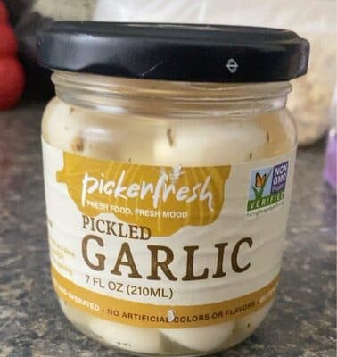Pickled garlic