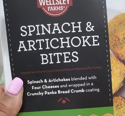 Spinach & Artichokes Blended with Four Cheeses and Wrapped in a Crunchy Panko Bread Crumb Coating Bites