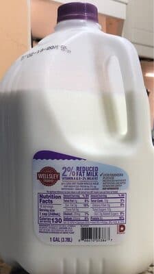 2% Reduced Fat Milk