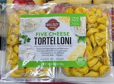 Five cheese tortelloni