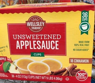 Unsweetened Applesauce