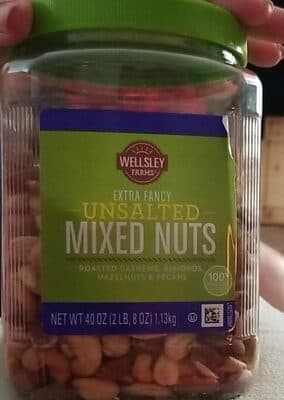 Extra Fancy Unsalted Mixed Nuts