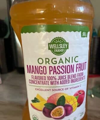 Organic Mango Passion Fruit Juice