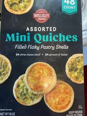 Three Cheese Mini Quiche