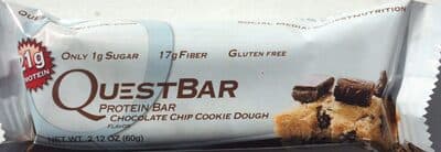 Chocolate Chip Cookie Dough Flavor Protein Bar