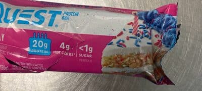 Birthday Cake Flavor Protein Bar