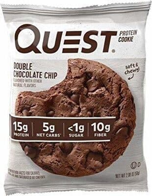 Double Chocolate Chip Flavored Protein Cookies
