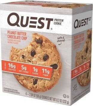 Peanut Butter Chocolate Chip Protein Cookie