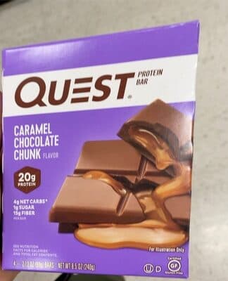Caramel Chocolate Chunk Flavor Protein Bars