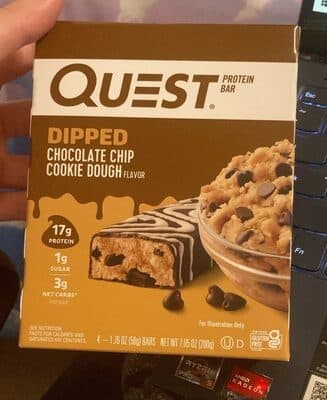 Dipped Chocolate Chip Cookie Dough