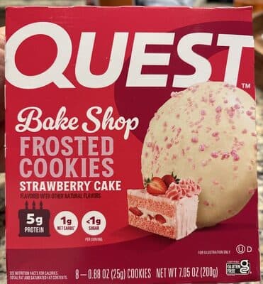 Bake Shop Frosted Cookies Strawberry Cake