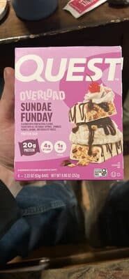 Overload Sundae Funday Protein Bar