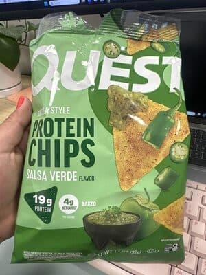 Salsa Verde Tortilla Style Protein Chips