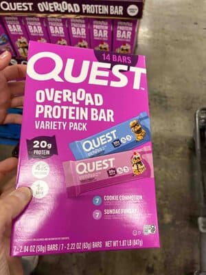 Quest Overload Protein Bar Variety Pack