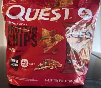 Tortilla Style Protein Chips Pizza Flavored