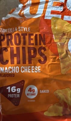 Tortilla Style Protein Chips Nacho Cheese