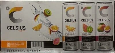 Celsius Sparkling Water Live Fit
