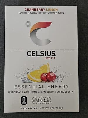 Celsius Live Fit Cranberry Lemon