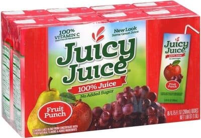 Fruit Punch Flavored 100% Juice Blend From Concentrate