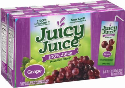 Grape Flavored Juice Blend From Concentrate