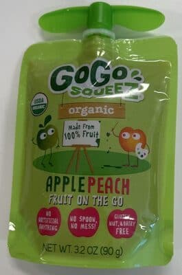 Apple Peach Fruit On The Go