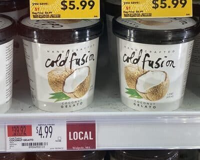 Gelato, Coconut