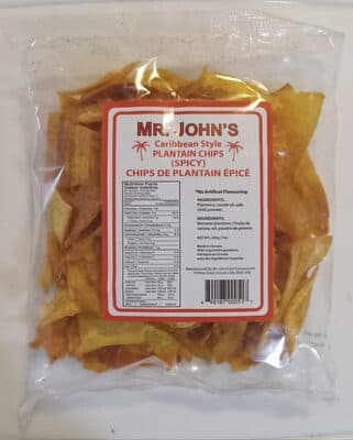 Spicy Caribbean Style Plantain Chips
