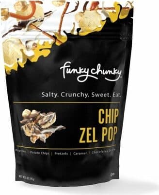 FUNKY CHUNKY, CHIP ZEL POP POTATO CHIPS PRETZELS