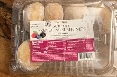 French mini begnets