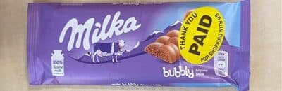 Milka Bubbly Alpine Milk