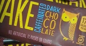 Awake Caffeinated Peanut Butter Dark Chocolate Bars